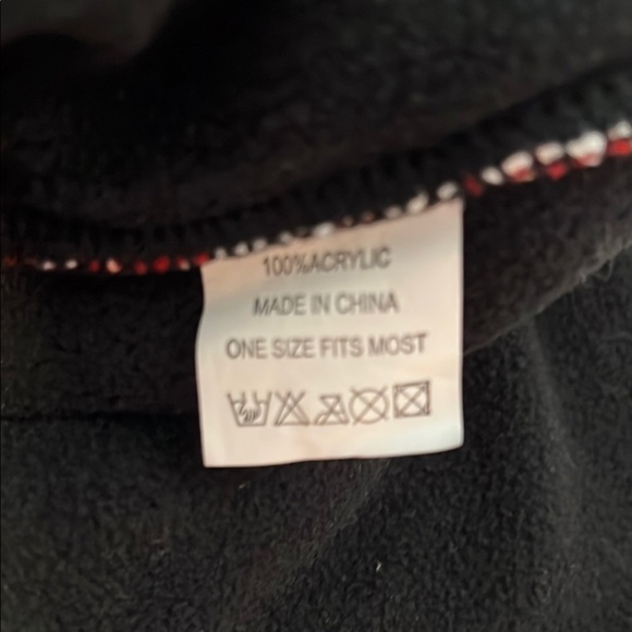 All American Star Pattern Knit Hat - Red, White, and Blue - Picture 2 of 3